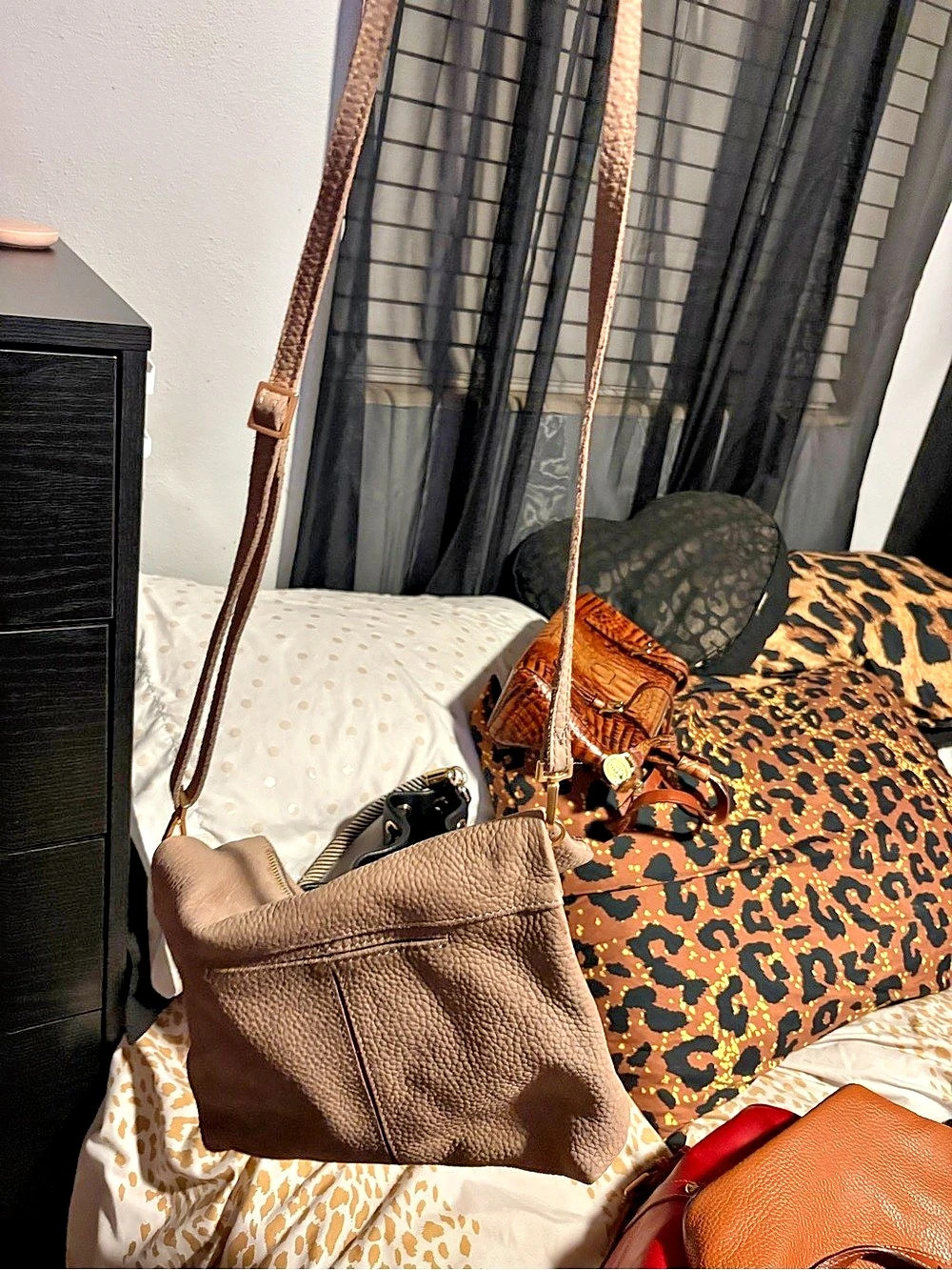 Hammitt VIP Medium Crossbody Bag Brown